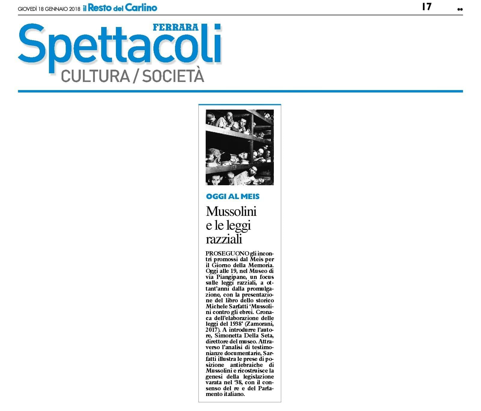 Mussolini e le leggi razziali