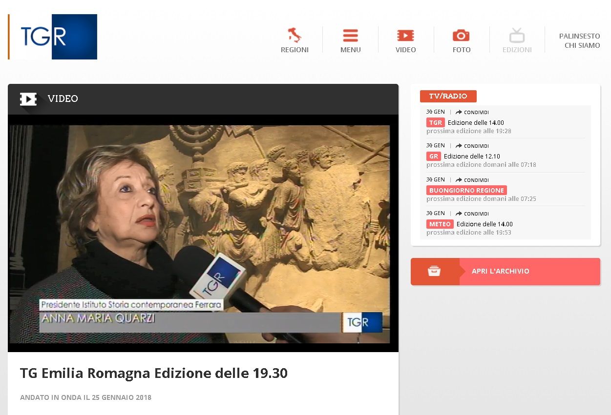 TGR Rai Emilia-Romagna, notiziario delle 19.30