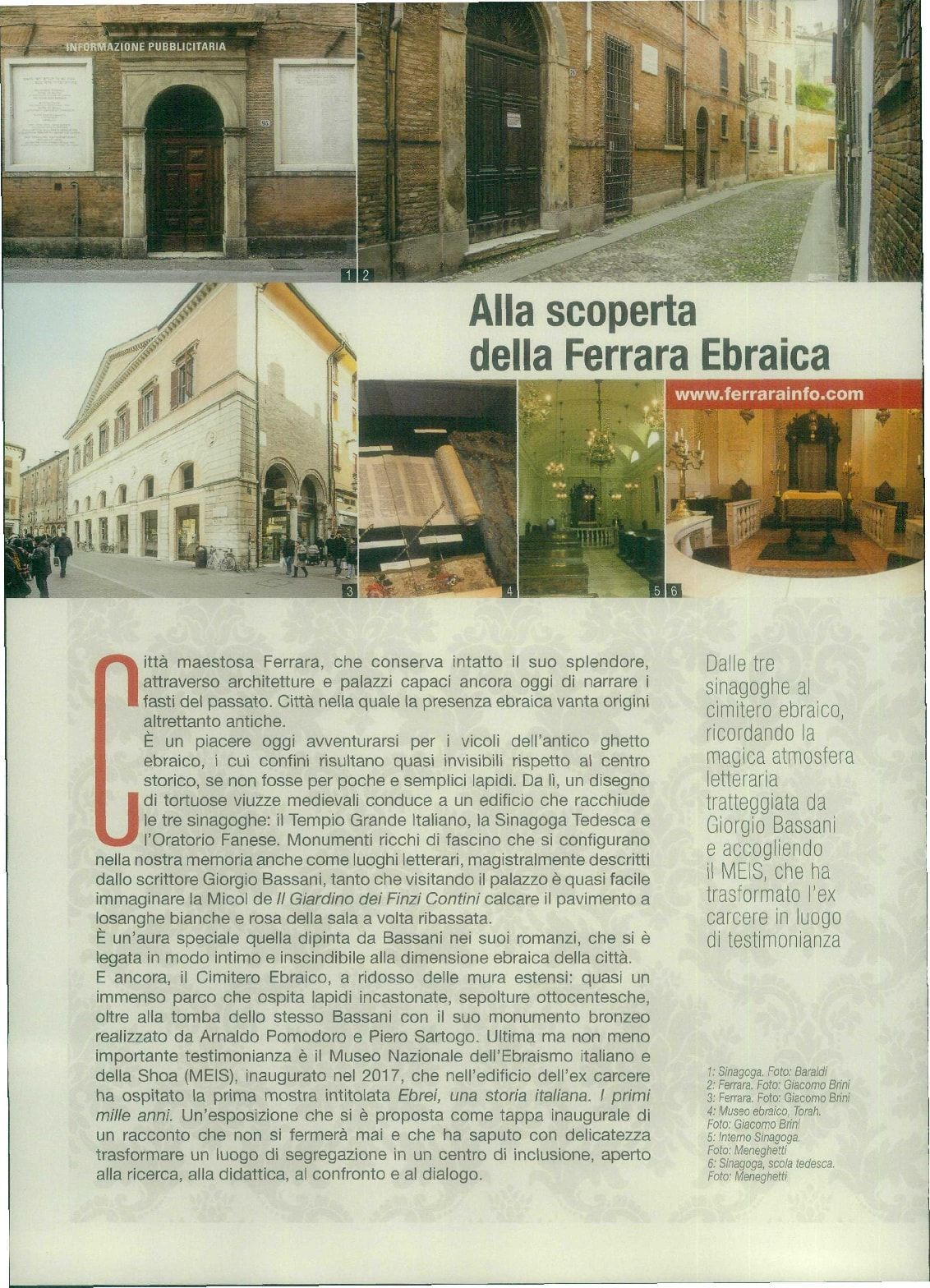 Alla scoperta della Ferrara Ebraica