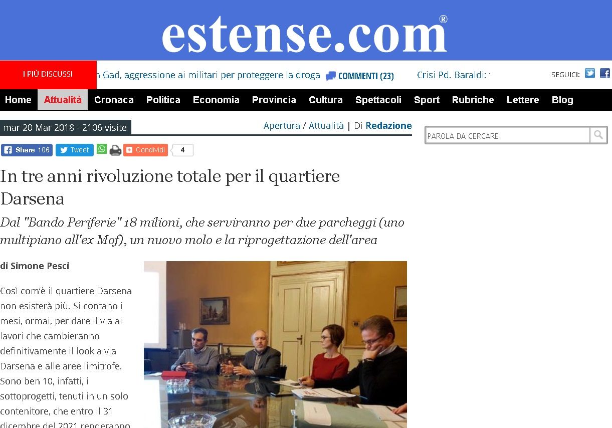 In tre anni rivoluzione totale per il quartiere Darsena