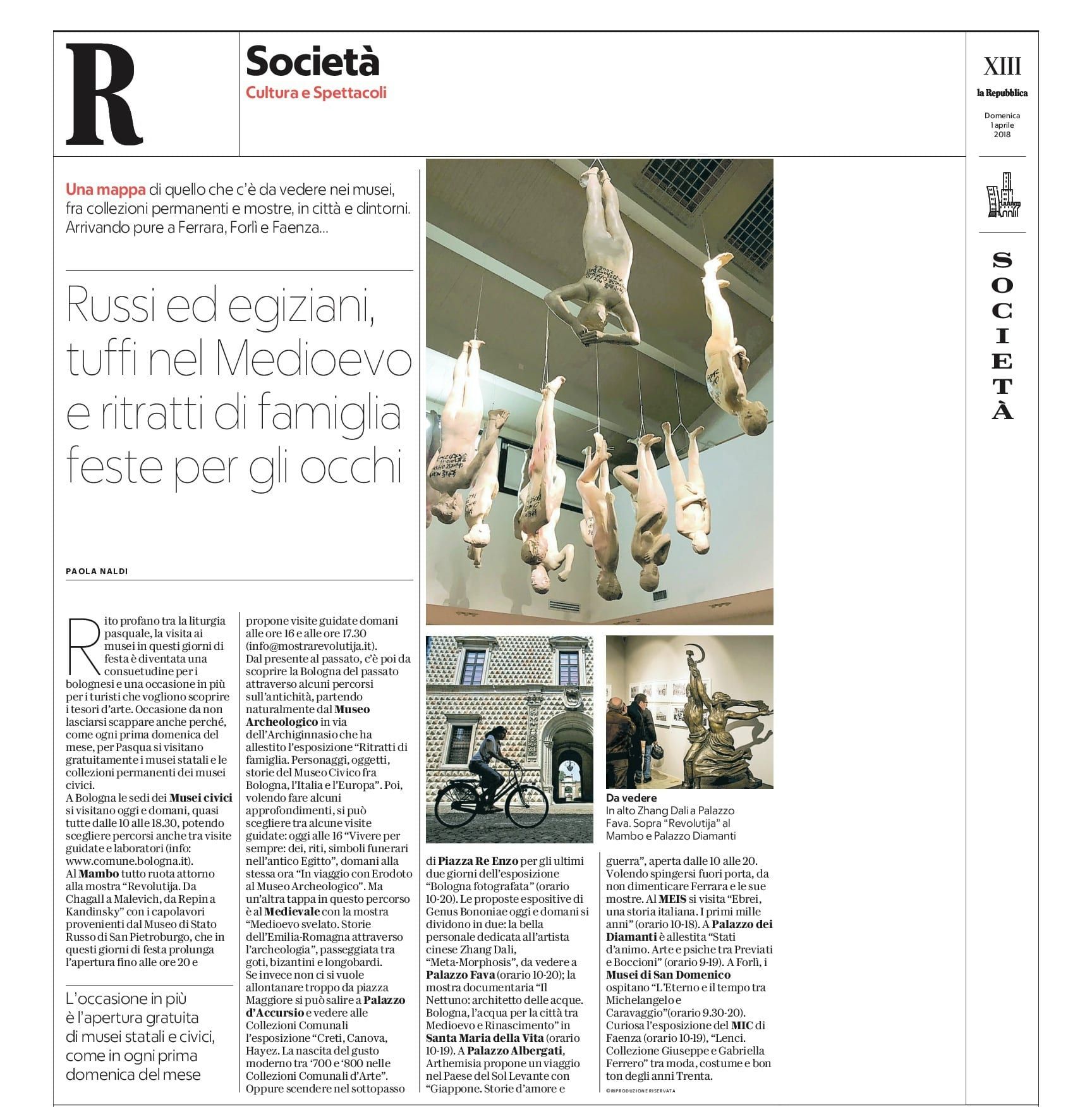 Russi ed egiziani, tuffi nel Medioevo e ritratti di famiglia feste per gli occhi