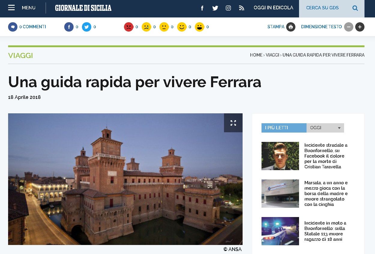 Una guida rapida per vivere Ferrara