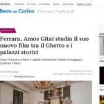 Ferrara, Amos Gitai studia il suo nuovo film tra il Ghetto e i palazzi storici