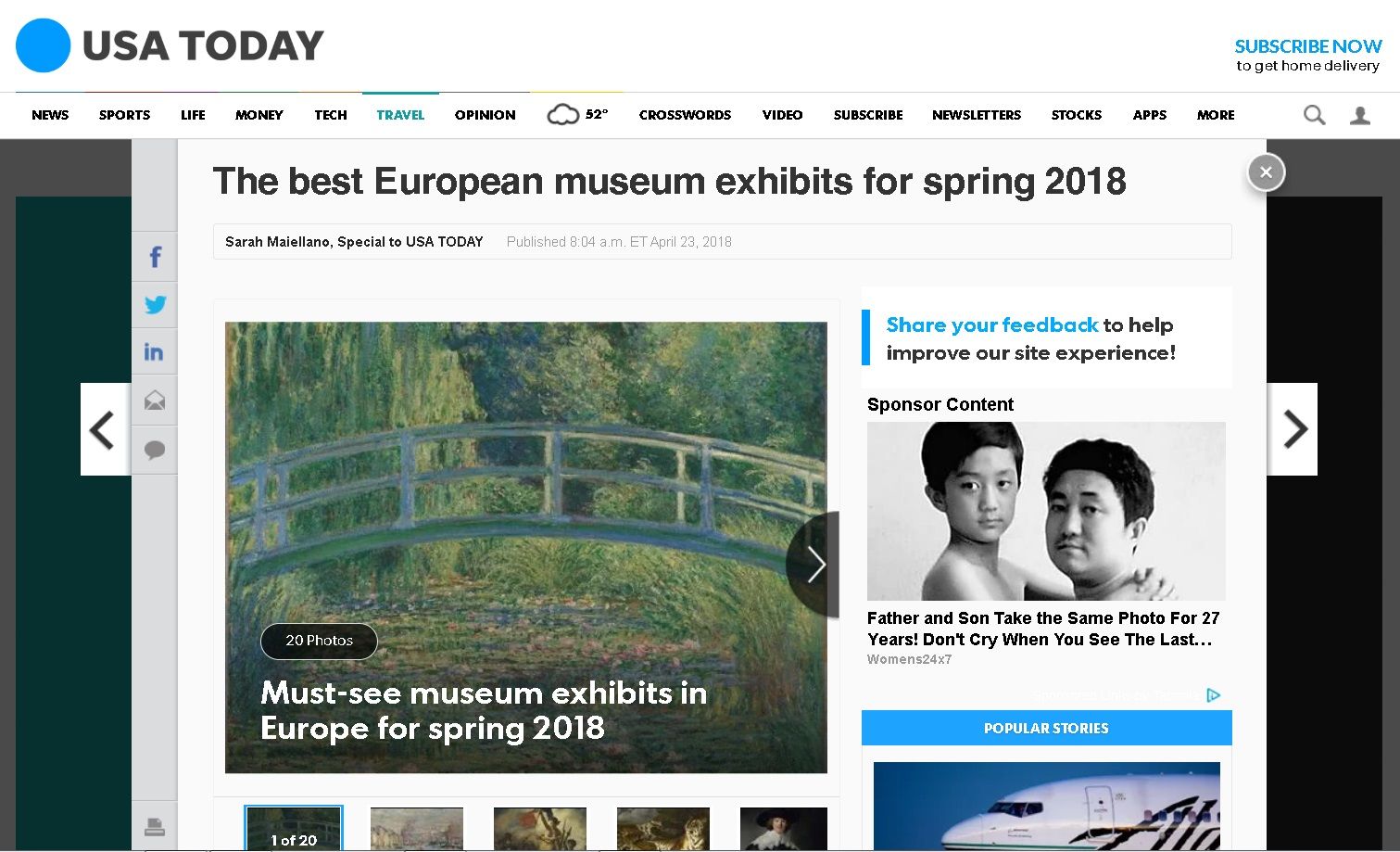 The best European museum exhibits for spring 2018