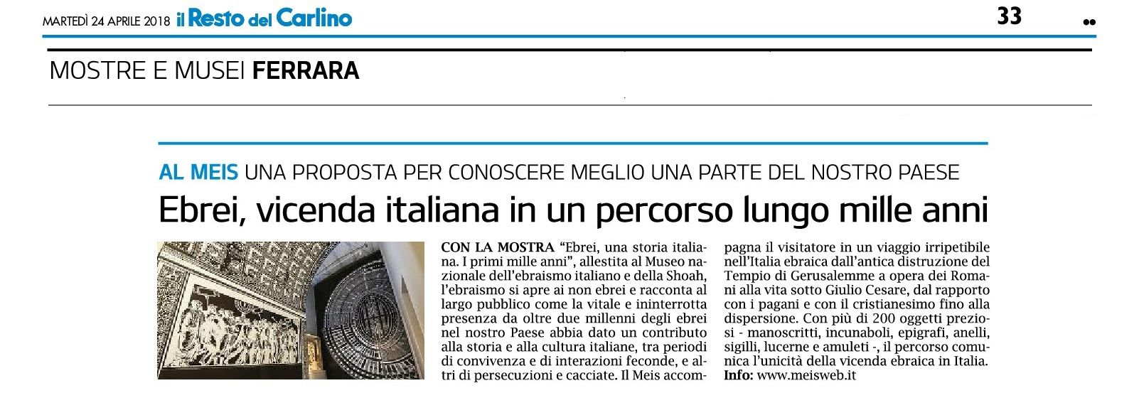 Ebrei, vicenda italiana in un percorso lungo mille anni