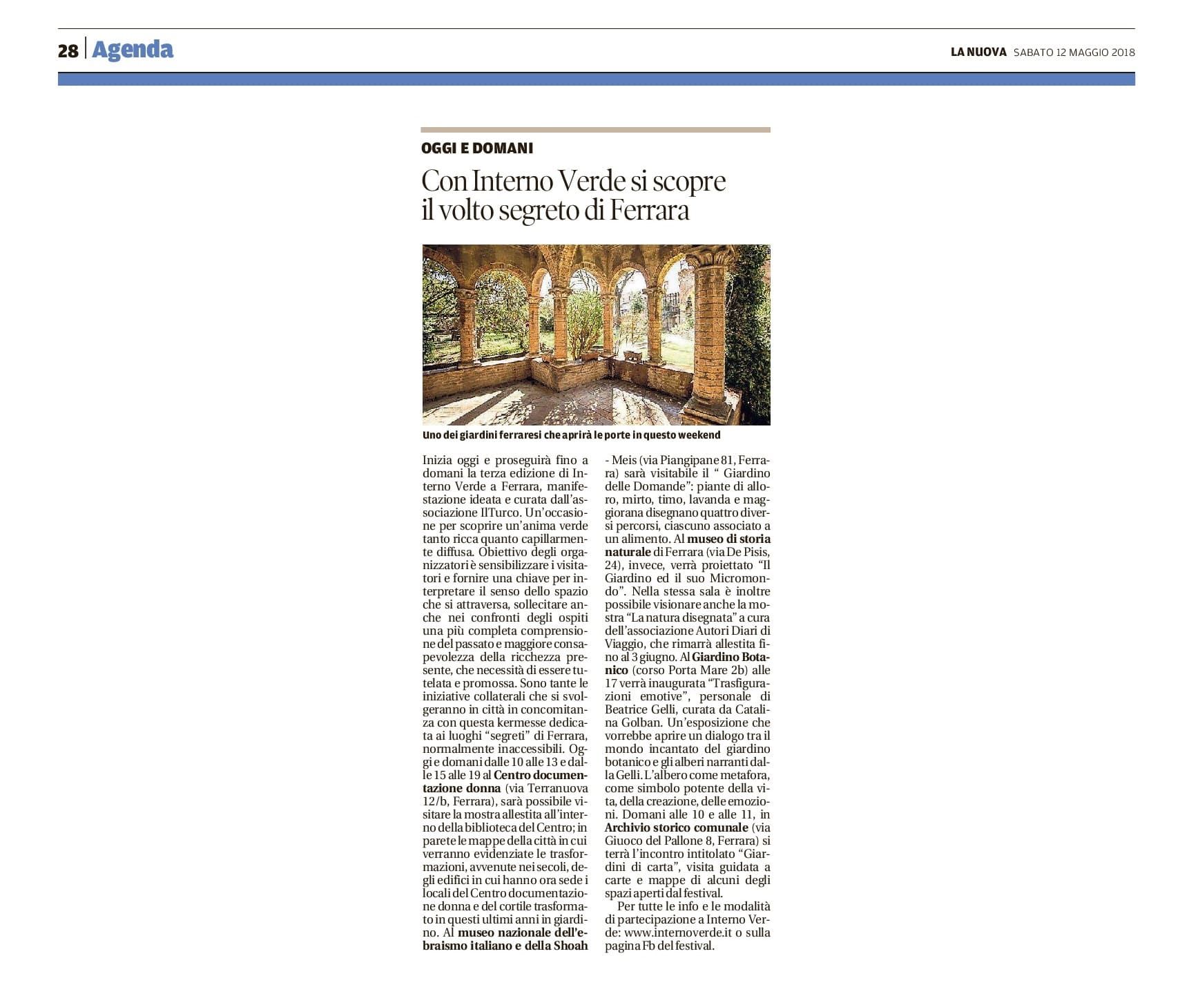 Con Interno Verde si scopre il volto segreto di Ferrara