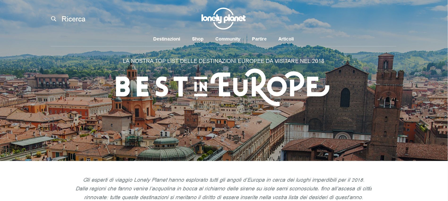 BEST IN EUROPE. LA NOSTRA TOP LIST DELLE DESTINAZIONI EUROPEE DA VISITARE NEL 2018