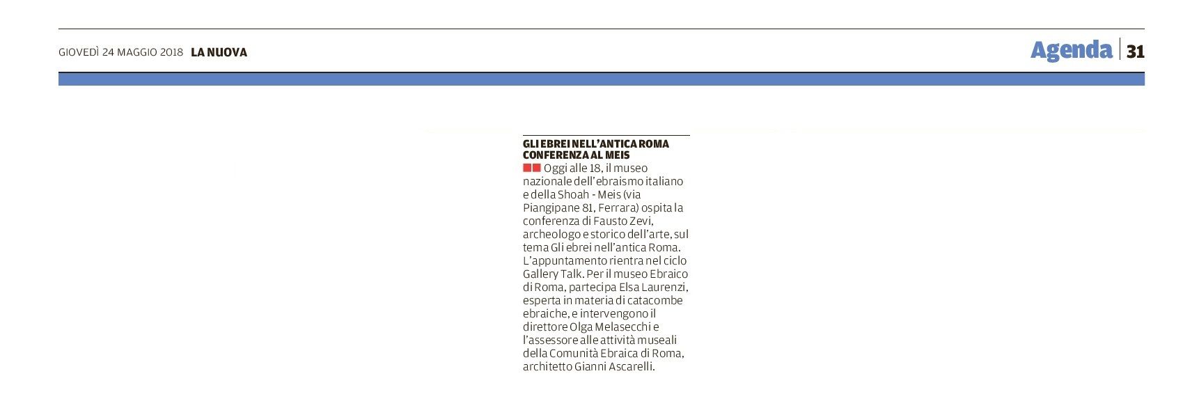 GLI EBREI NELL’ANTICA ROMA. CONFERENZA AL MEIS