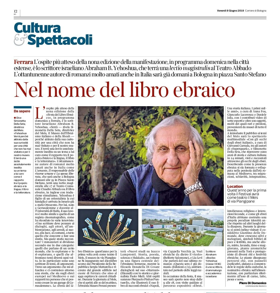 Nel nome del libro ebraico