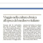 Viaggio nella cultura ebraica all’epoca del medioevo italiano