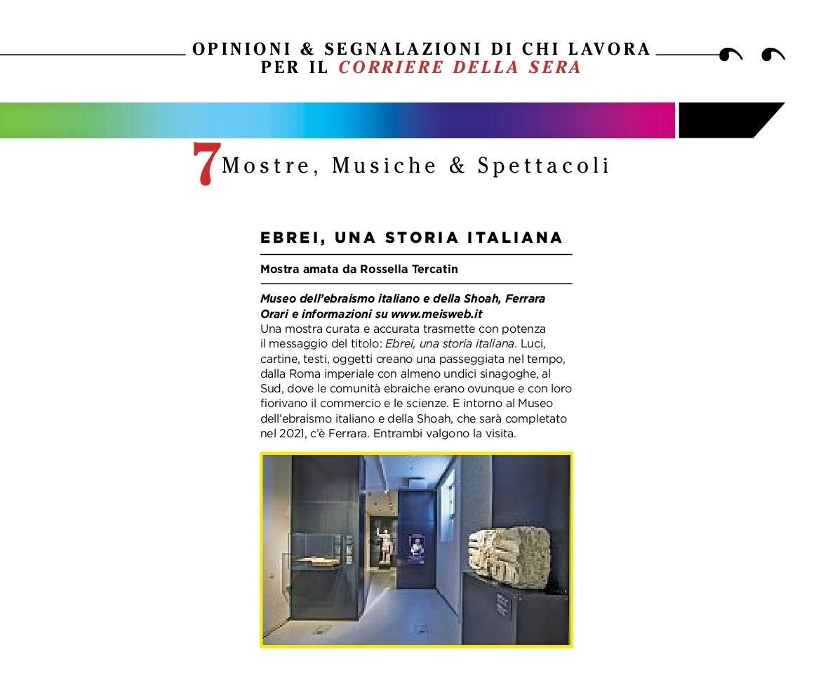 EBREI, UNA STORIA ITALIANA