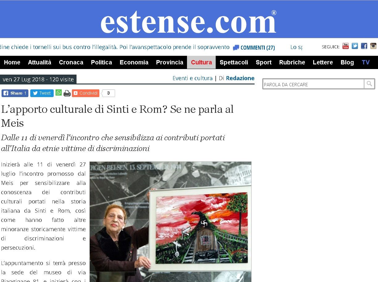 L’apporto culturale di Sinti e Rom? Se ne parla al Meis