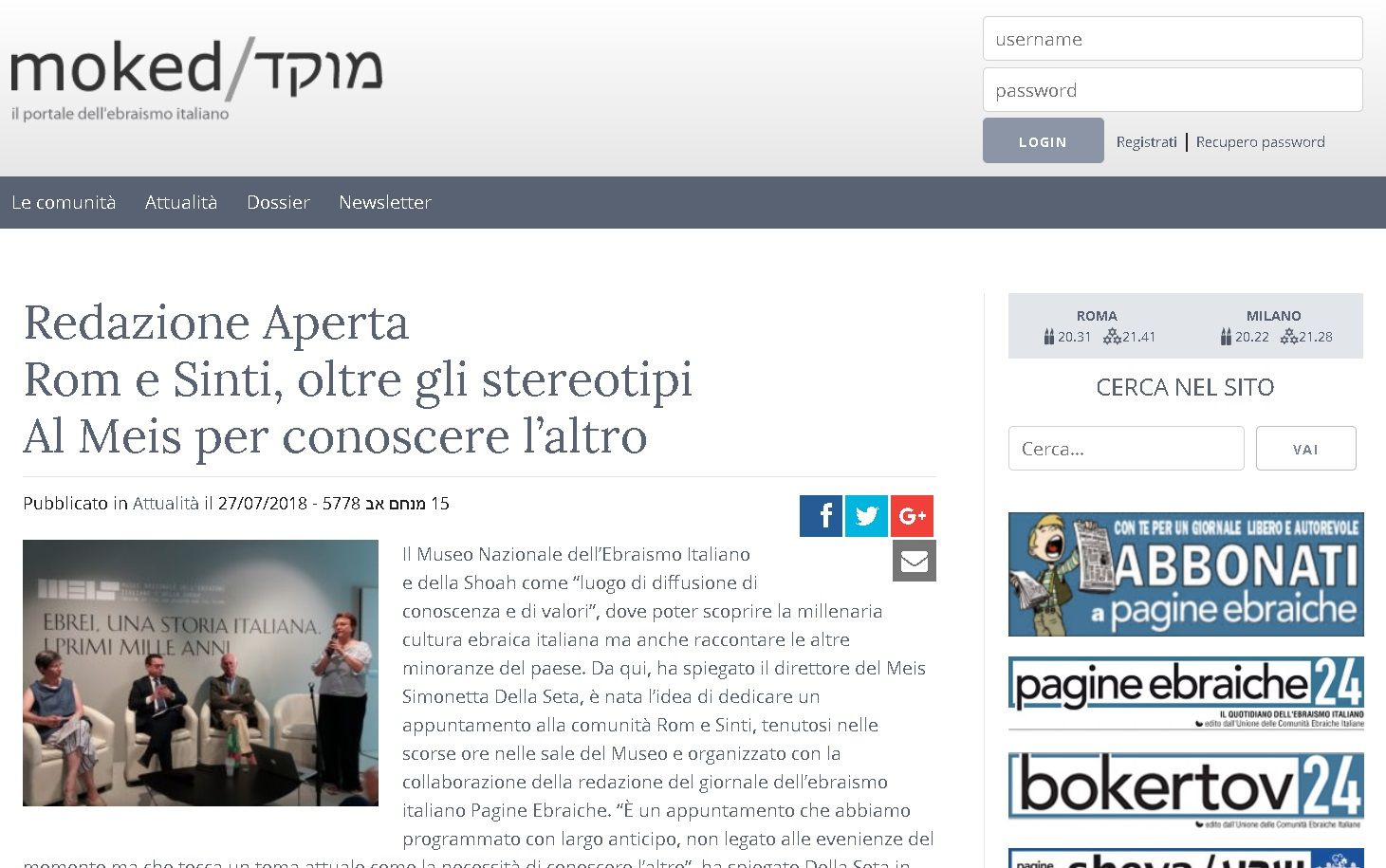 Rom e Sinti, oltre gli stereotipi