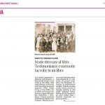 Storie ritrovate al Meis. Testimonianze e memorie raccolte in un libro