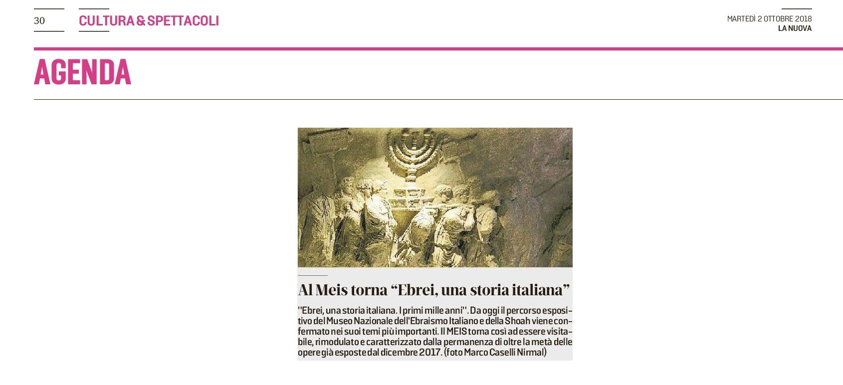 Al Meis torna “Ebrei, una storia italiana”