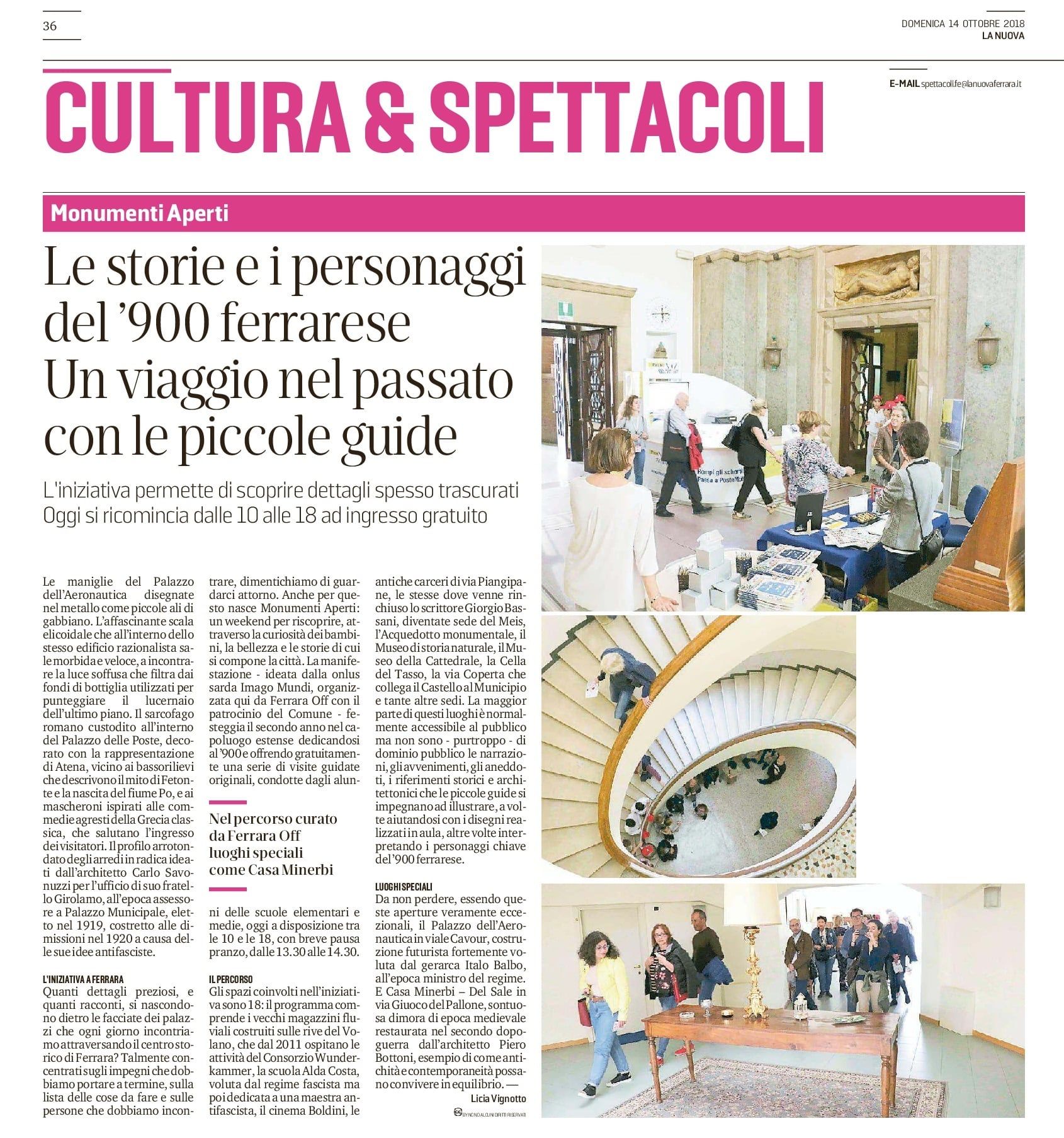 Le storie e i personaggi del ’900 ferrarese. Un viaggio nel passato con le piccole guide