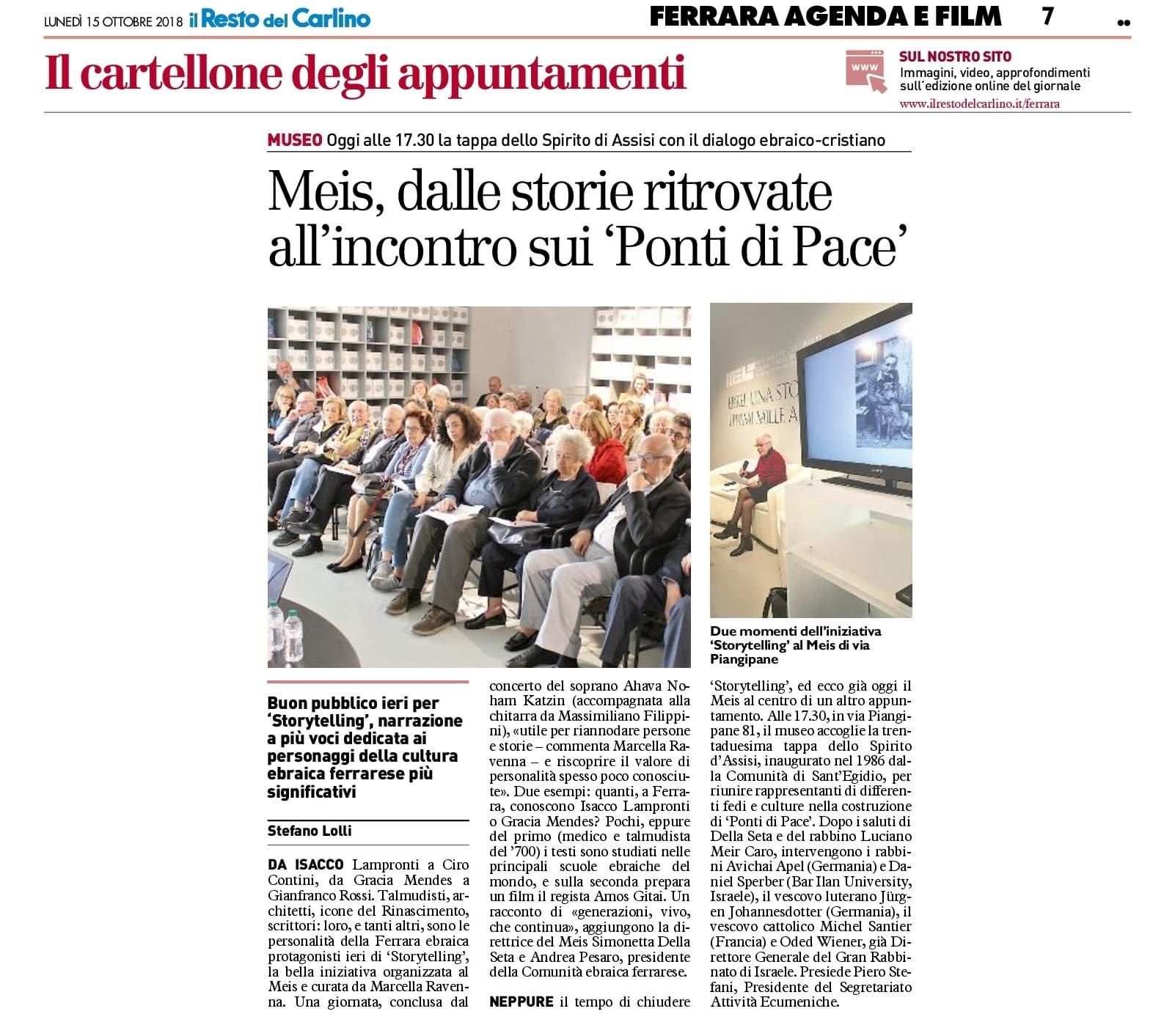 Meis, dalle storie ritrovate all’incontro sui‘Ponti di Pace’