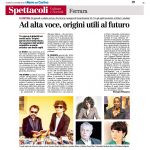 Ad alta voce, origini utili al futuro