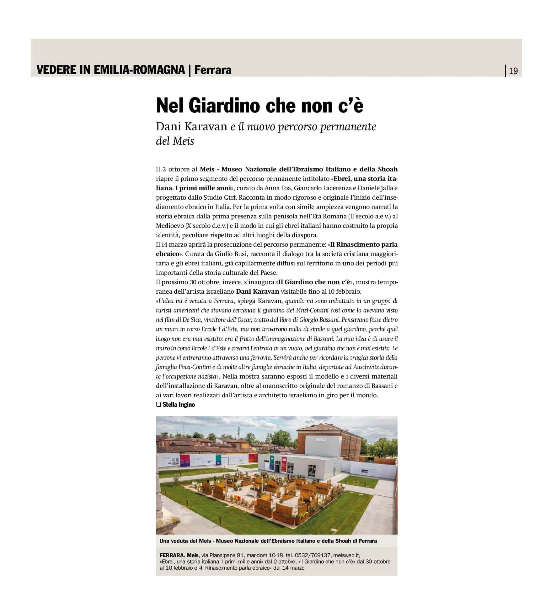 Nel Giardino che non c’è