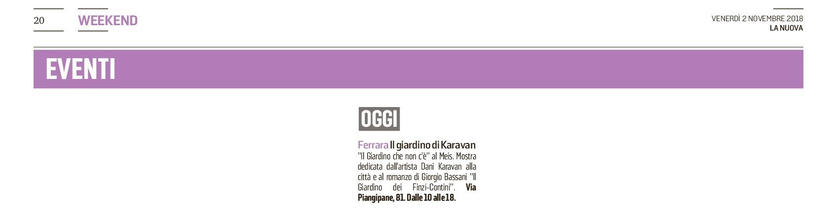 Ferrara – Il giardino di Karavan