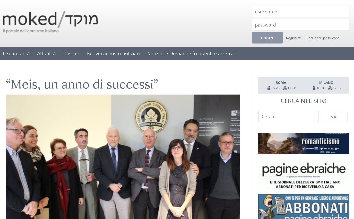 “Meis, un anno di successi”