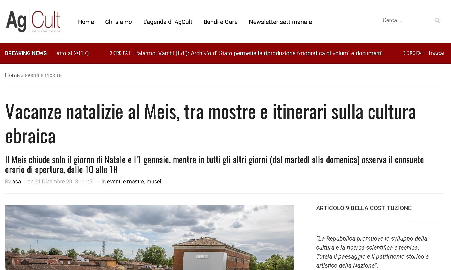 Vacanze natalizie al Meis, tra mostre e itinerari sulla cultura ebraica