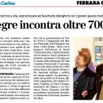 Liliana Segre incontra oltre 700 studenti