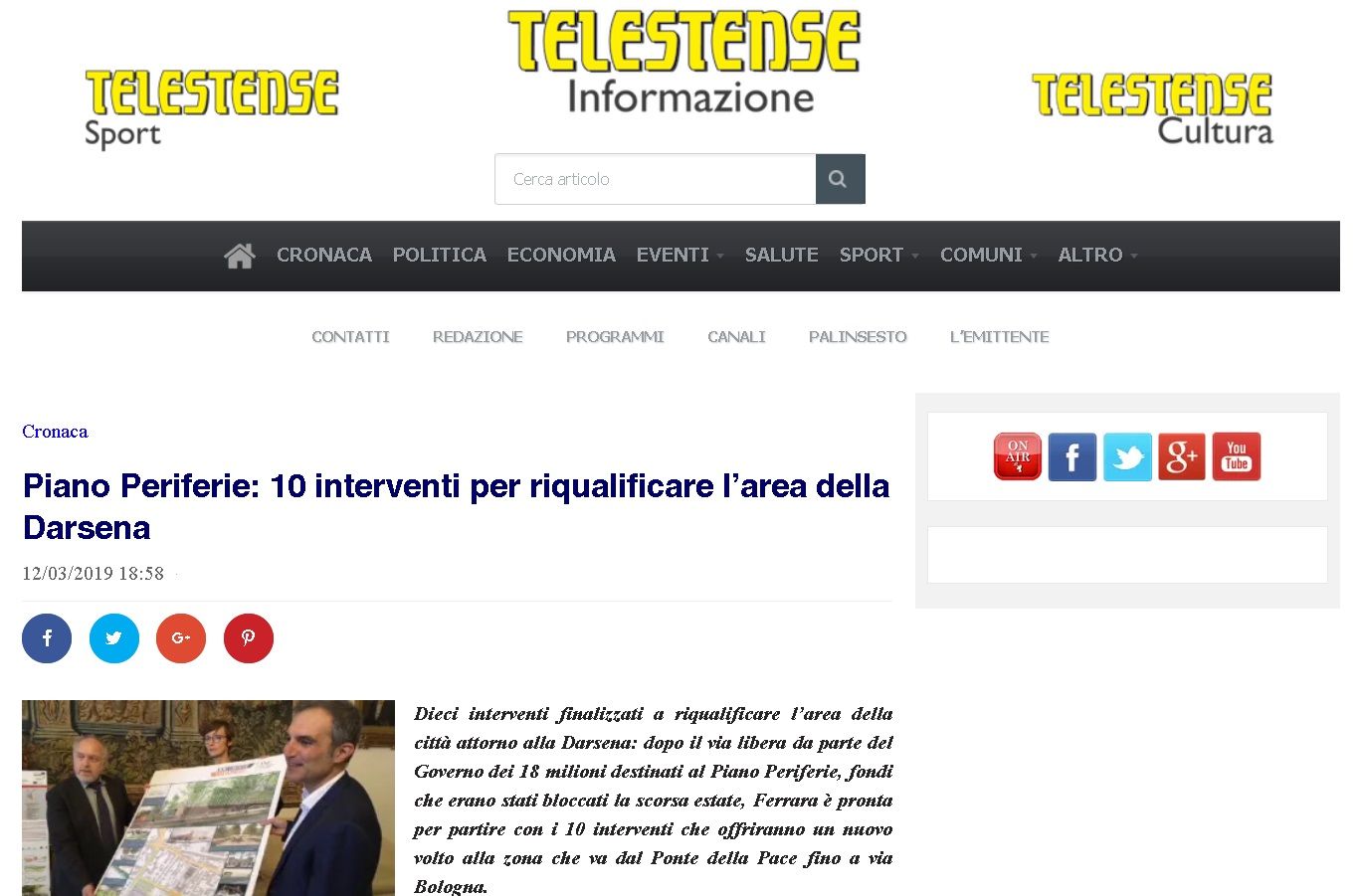 Piano Periferie: 10 interventi per riqualificare l’area della Darsena