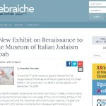 New Exhibit on Renaissance to Debut at the Museum of Italian Judaism and the Shoah