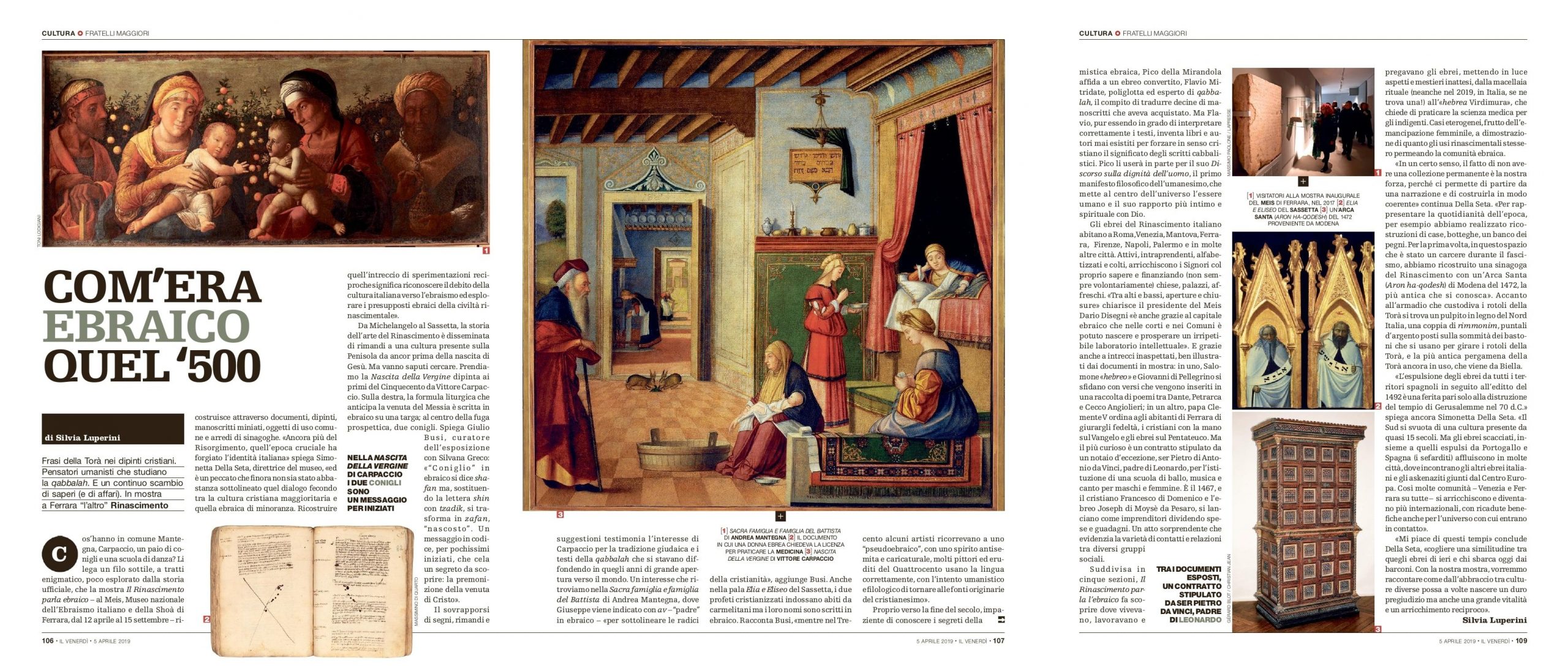 COM’ERA EBRAICO QUEL ‘500