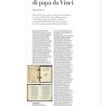 Il Codice di papà da Vinci