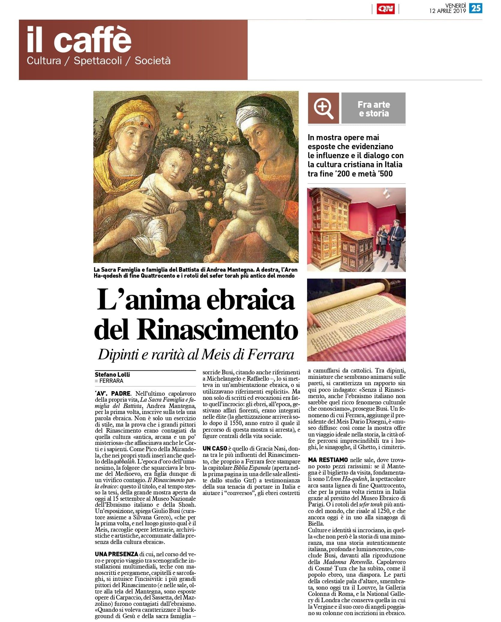 L’anima ebraica del Rinascimento