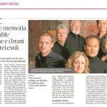 Musica e memoria. L’ensemble canadese e i brani degli ebrei esuli