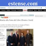 Un ospite illustre alla Festa del Libro Ebraico: David Grossman