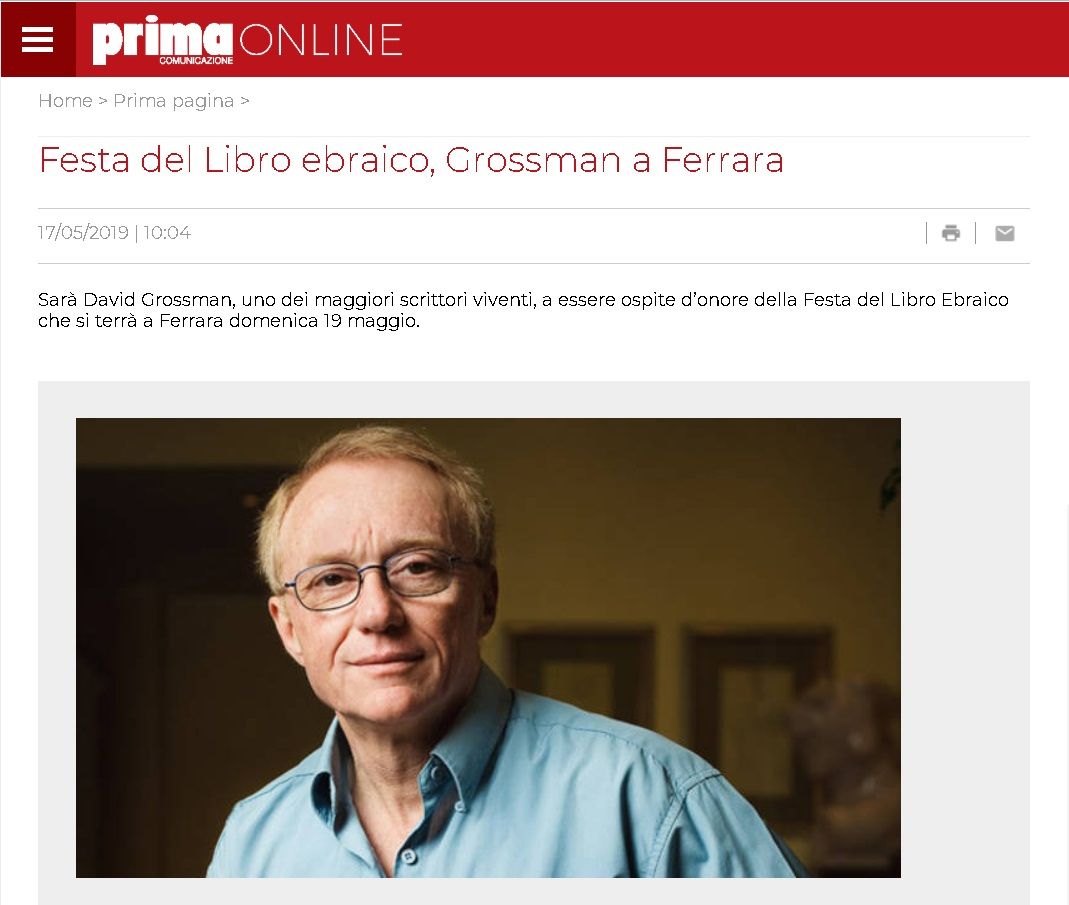 Festa del Libro ebraico, Grossman a Ferrara