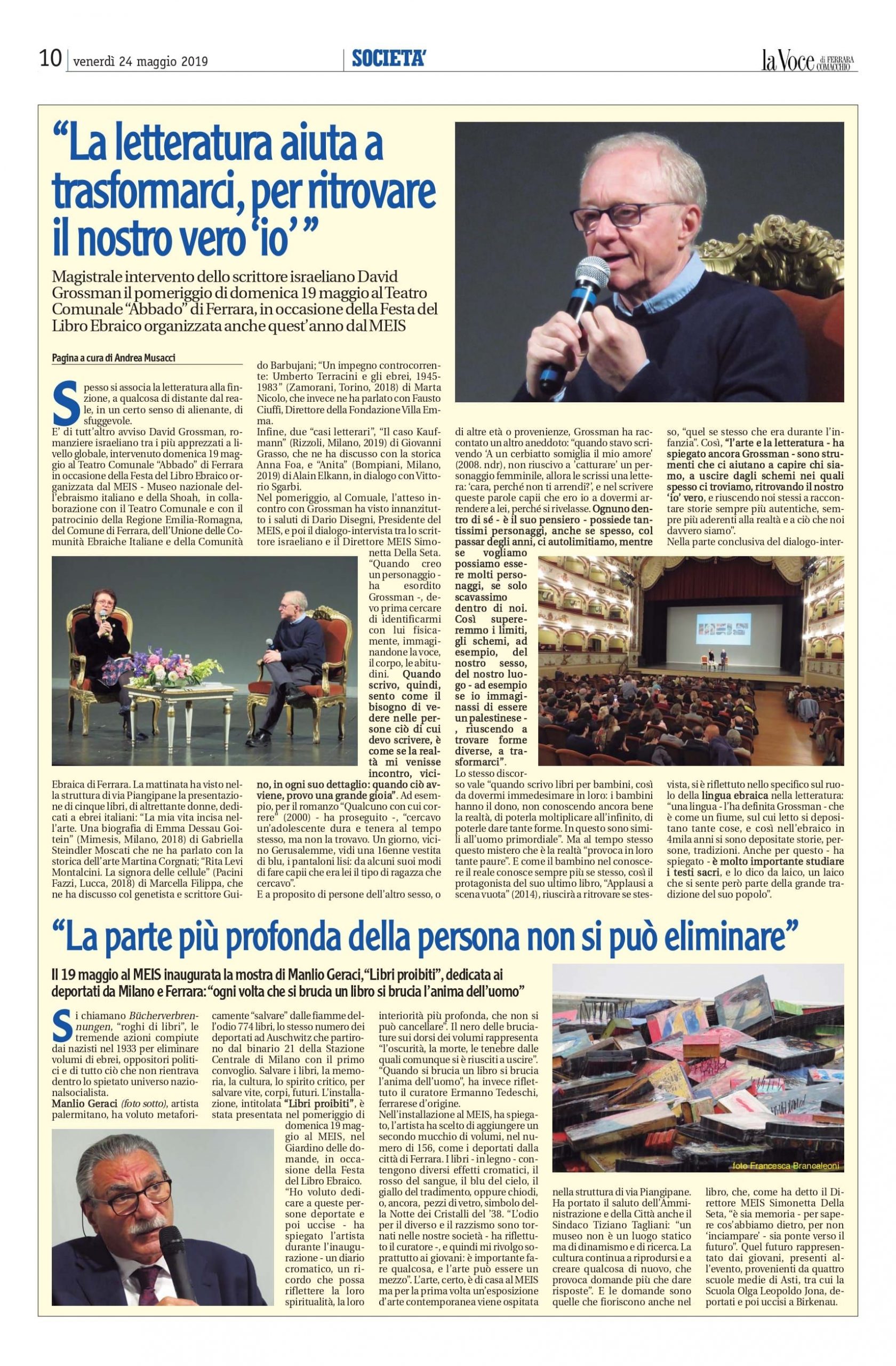 “La letteratura aiuta a trasformarci, per ritrovare il nostro vero ‘io’”