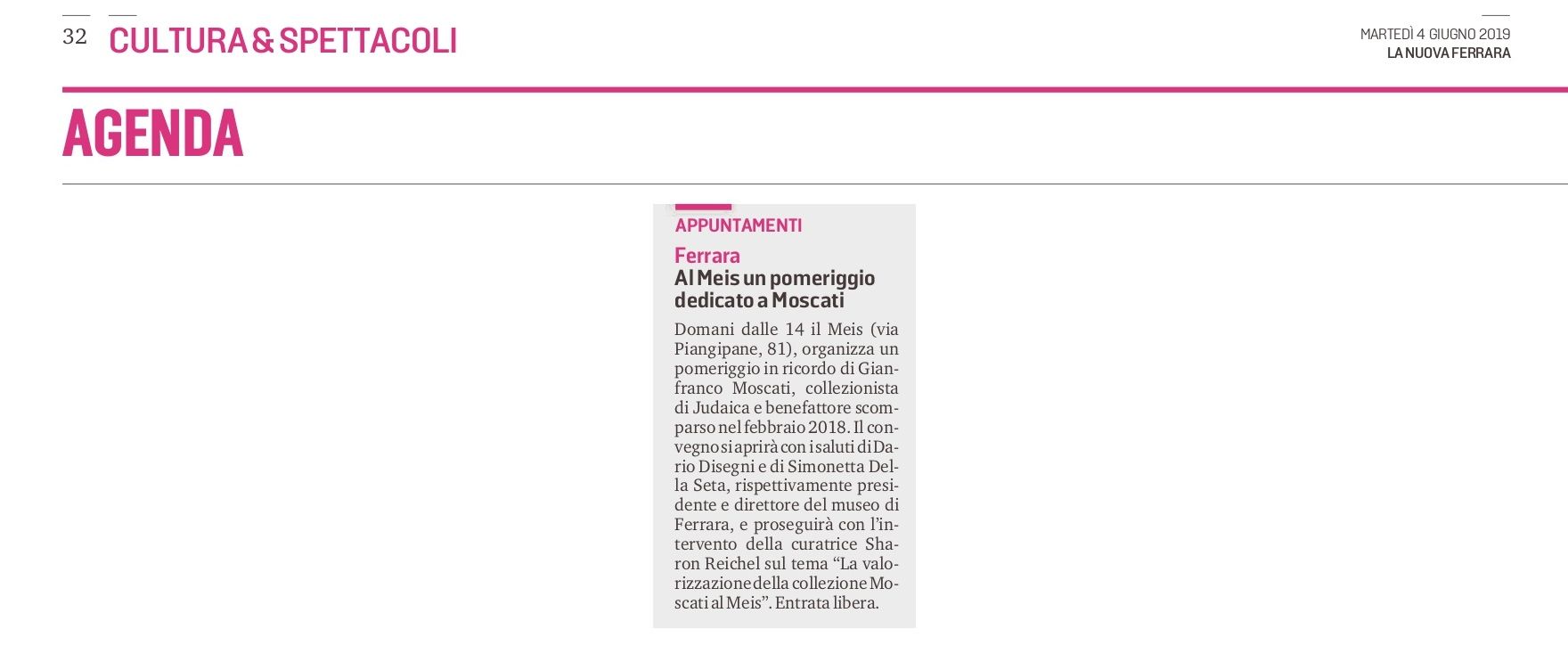 Al Meis un pomeriggio dedicato a Moscati