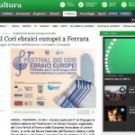 Festival Cori ebraici europei a Ferrara