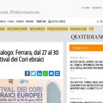 Musica e dialogo: Ferrara, dal 27 al 30 giugno Festival dei Cori ebraici europei