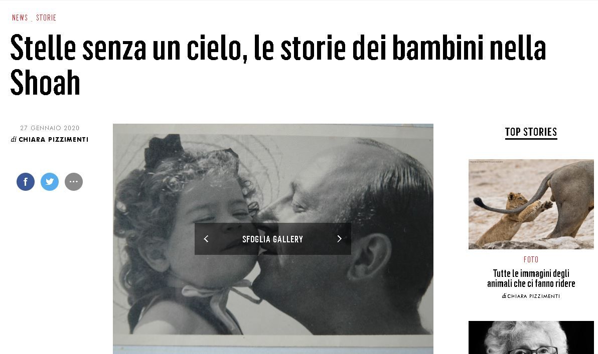 Stelle senza un cielo, le storie dei bambini nella Shoah
