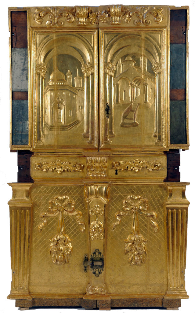 1. Aron Ha-Qodesh, porta a due battenti, fine del XVIII-inizio del XIX secolo