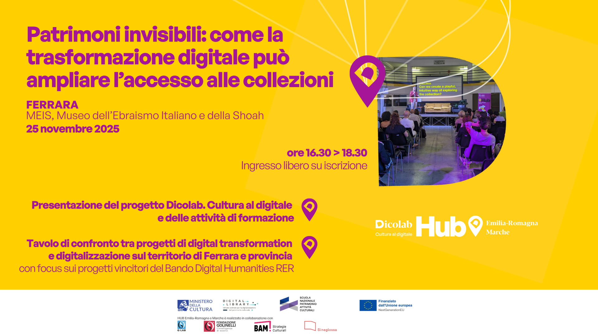 Patrimoni invisibili: come la trasformazione digitale può ampliare l’accesso alle collezioni”: incontro pubblico a Ferrara