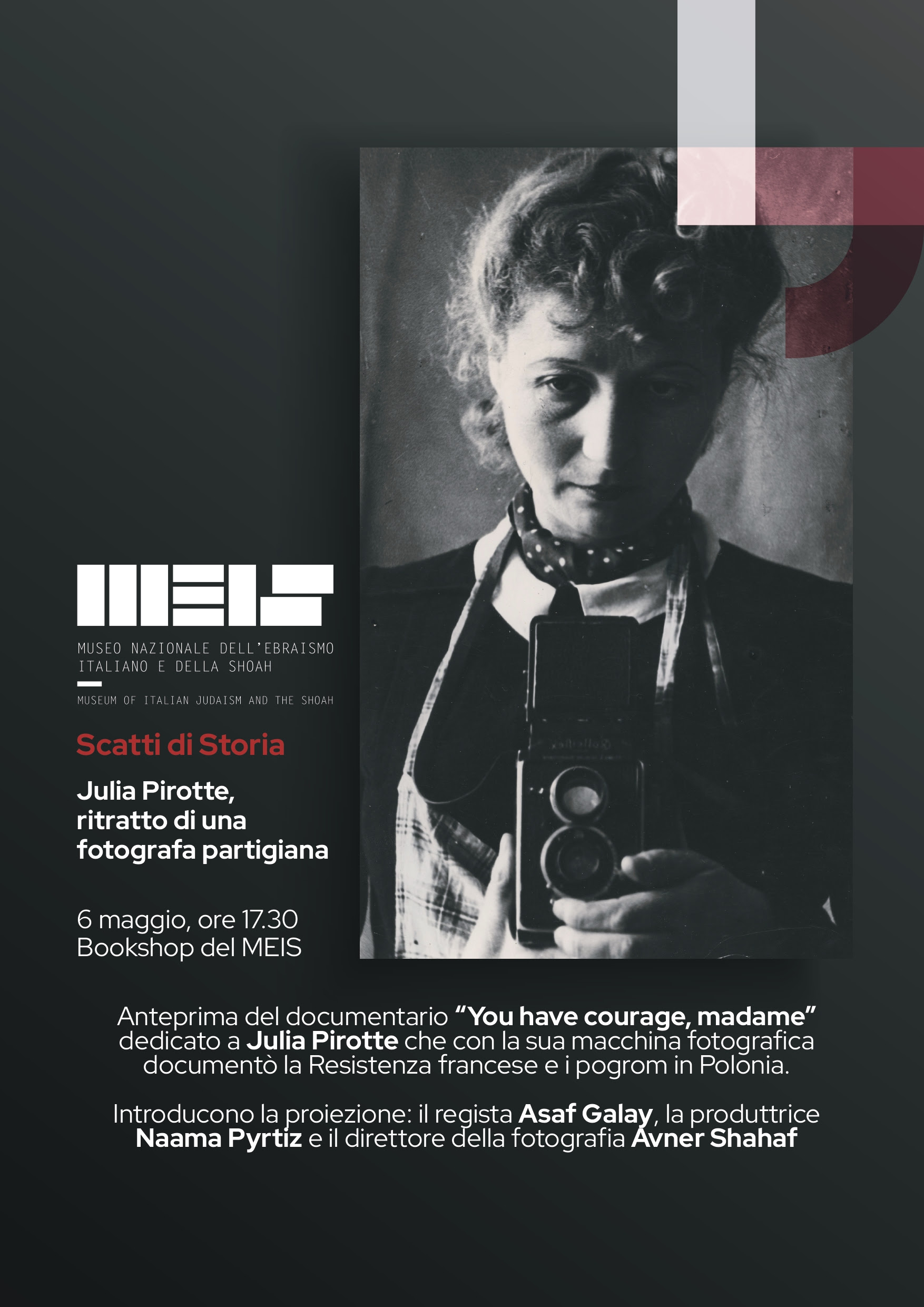 Scatti di Storia, Julia Pirotte